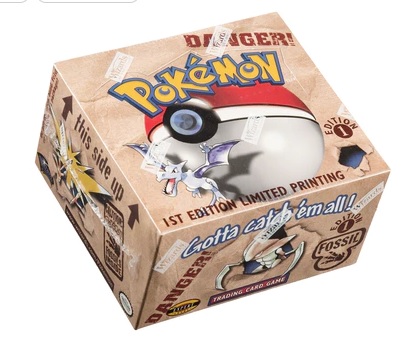 Pokemon Fossil 1st Edition Booster Box